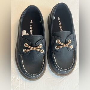 Carter's Black Kids Moccasins